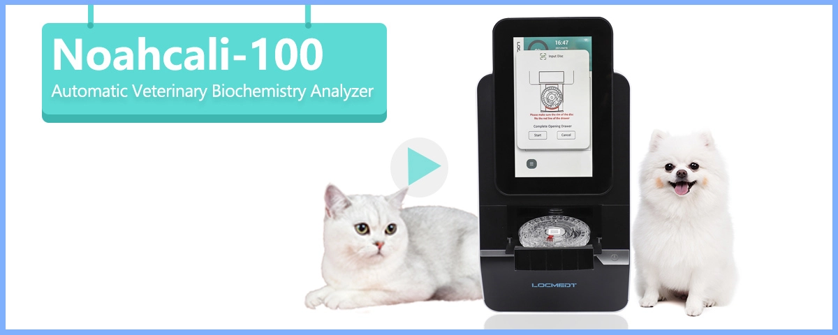 LOCMEDT<sup>®</sup> Noahcali-100 Analyseur de chimie portable à usage vétérinaire