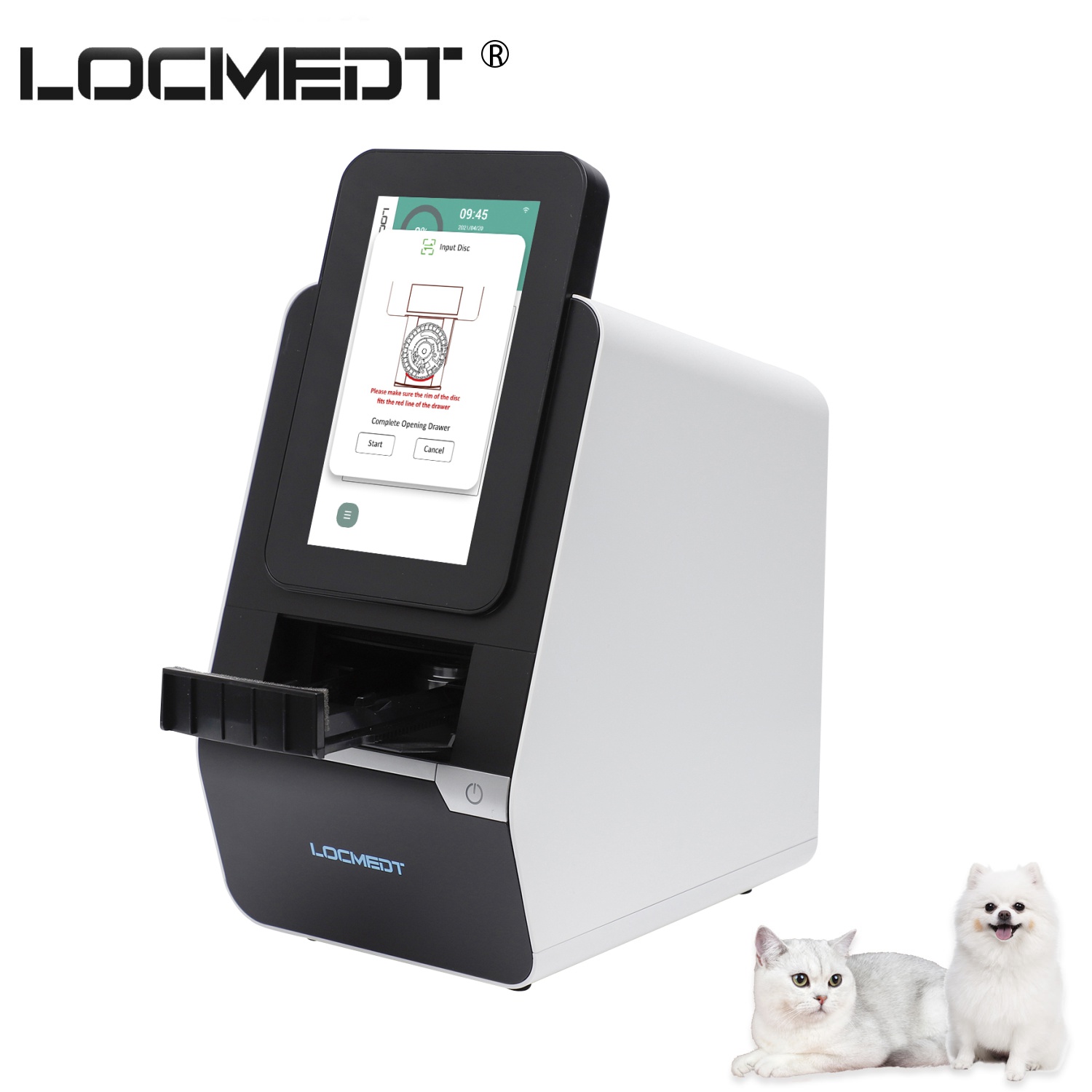 Analyseur de test sanguin automatique pour animaux de compagnie Noahcali-100