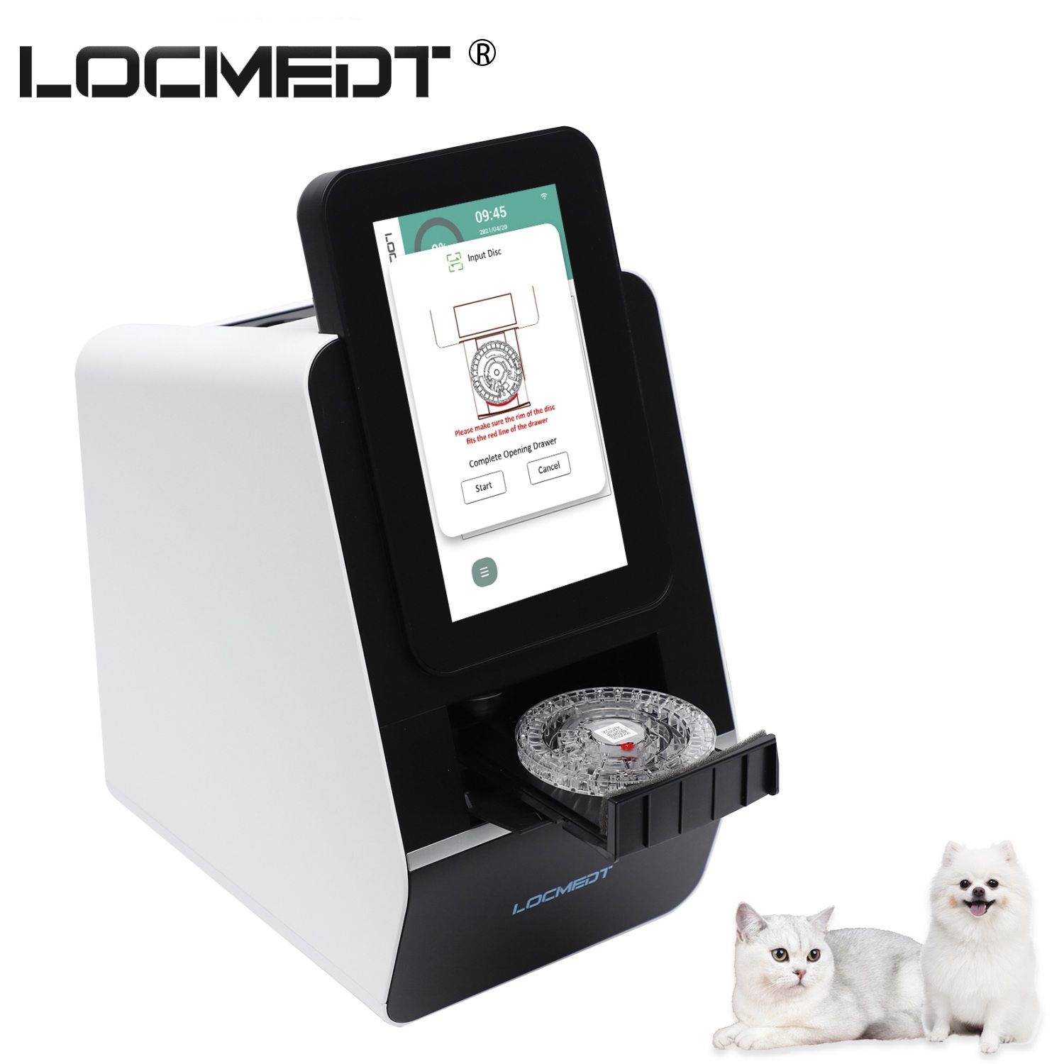 Noahcali-100 Analyseur automatique de biochimie vétérinaire